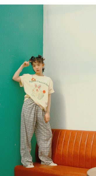 Heart Beckon  Paint cotton T-shirt 603017
